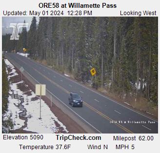 ORE58 at Willamette Pass